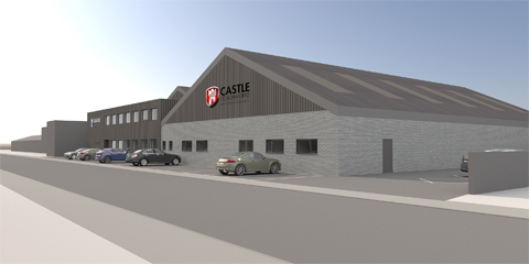 Cad drawings of Castle Coachworks and Castle Vehicle Servicing